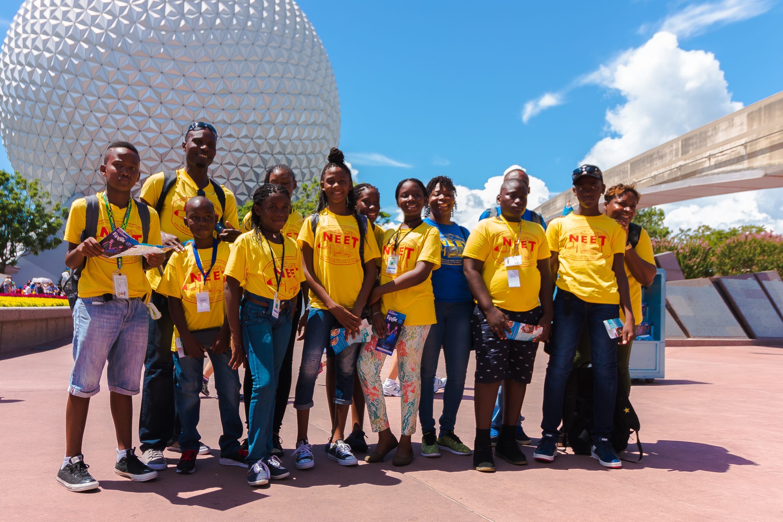 Students at Disney World